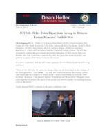 ICYMI- Heller Joins Bipartisan Group to Replace Fannie Mae and Freddie Mac