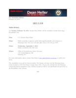 Media Advisory LV