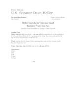 Sat adv Heller Introduces Veterans SMall Business Protection Act