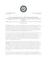 Senate Unanimously Passes Heller-Heitkamp Resolution Designating June 2018 National Post-Traumatic Stress Awareness Month