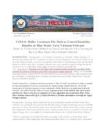 VIDEO Heller Continues His Push to Extend Disability Benefits to Blue Water Navy Vietnam Veterans