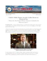 VIDEO Heller Honors Nevada's Fallen Heroes on Memorial Day