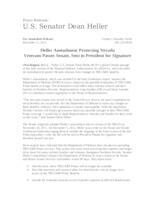 Heller Amendment Protecting Nevada Veterans