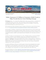 Heller and Senate Western Caucus Push for Robust Forest Management Reforms to Reduce Risk of Wildfires