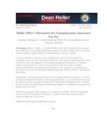 Heller Announces Alternative to UI Pay For