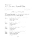 ADV Heller July 5 schedule