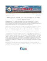 Heller Applauds Justice Department Grant to Combat Violence Against Women