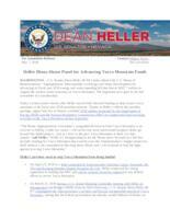 Heller Blasts House Panel for Advancing Yucca Mountain Funds