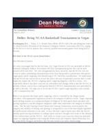 Heller Bring NCAA To Vegas