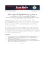 Heller copatrocino resoluciones para reconocer las contribuciones de las comunidades Hispanas