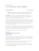 Heller Cosponsors VAWA Final