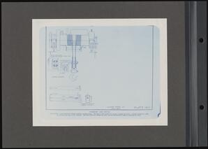 Drawings, Cyanotypes, Black and White Album page 006, Overhoist Limit Switch