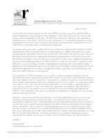 California Bureau of Land Management Black Rock-High Rock situation assessment final cover letter