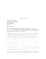 Letter to State Director Ron Wenker regarding gelding of wild horses