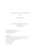 Meeting minutes - July 18, 2008 meeting