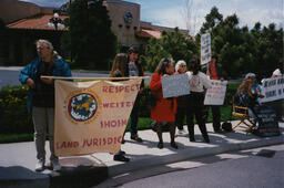 Photograph of Oro Nevada Mining Company Protests