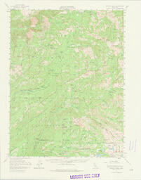 Granite Chief Quadrangle California 15 Minute Series (Topographic)