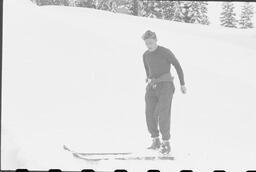 On a Squaw Valley ski hill, Winter Olympics