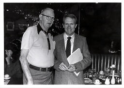 Photograph of Harry Reid with Angus MacEachern, Nevada, circa 1980s