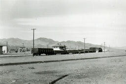 Southern Pacific ore cars at Mina, Nevada (1950)