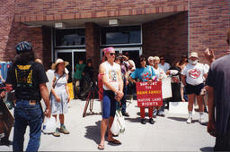 Photograph of Protestors, Reno, Nevada, 1993