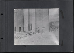 Black and White Photograph Album page 009, Base of roaster building 