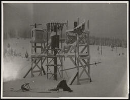 Snow gauge no. 6, part of wind shield blown away, copy 4