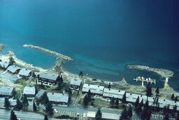 Crystal Shores, Incline Village aerial view, looking South, 1965