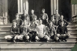 On the steps of Lincoln Hall, University of Nevada