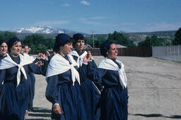 Females dressed in traditional clothing