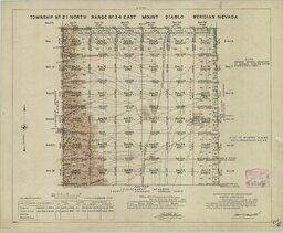 Township No. 21 North, Range No. 34 East, Mount Diablo Meridian