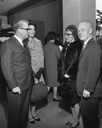 University President N. Edd Miller presidential induction ceremony, 1966