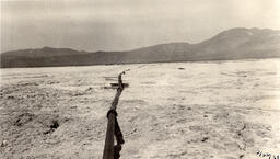 Pipe in Rhodes Marsh near Mina, Nevada