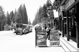 Baxter's Store and Baxter's Hotel, Baxter, California, circa late 1930s