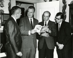 Robert, Paul, and Peter Laxalt with Spiro Agnew