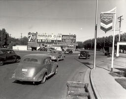 Automobiles on B Street, Sparks, Nevada, July 23, 1947