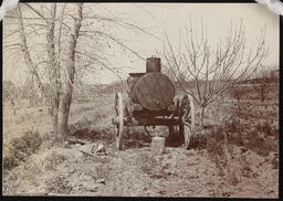 Tank wagon at experiment station orchard