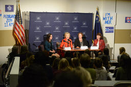 Hillary Clinton and women's healthcare round-table panel, 3