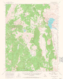 Topaz Lake Quadrangle California-Nevada 15 Minute Series (Topographic)