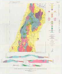 General Geologic Map and Structure Sections of the Jackson Mountains Nevada