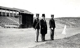 University President Joseph E. Stubbs, Mackay Field, ca. 1909