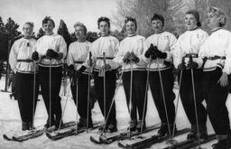 Ski team, ca. 1956