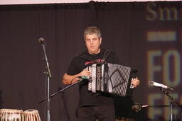 Accordion performance during Opening Ceremony of the Smithsonian Folklife Festival 2016