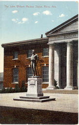 John Mackay Statue postcard, 1912