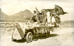4th of July float in Tonopah, Nevada