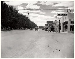 Automobiles on B Street, Sparks, Nevada, June 21, 1939