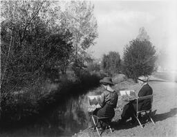 Orr Ditch, Art Class, ca. 1905