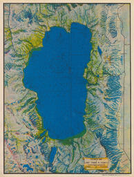 E.R. Smith Map of Lake Tahoe & Vicinity
