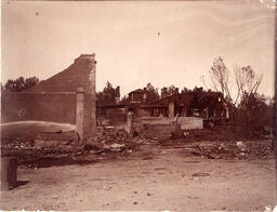 Ruins in Wadsworth after a fire