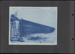 Chief Engineer's Office Photographs Numbers 76-200 page 018, Trestle taken from roof of concentrator